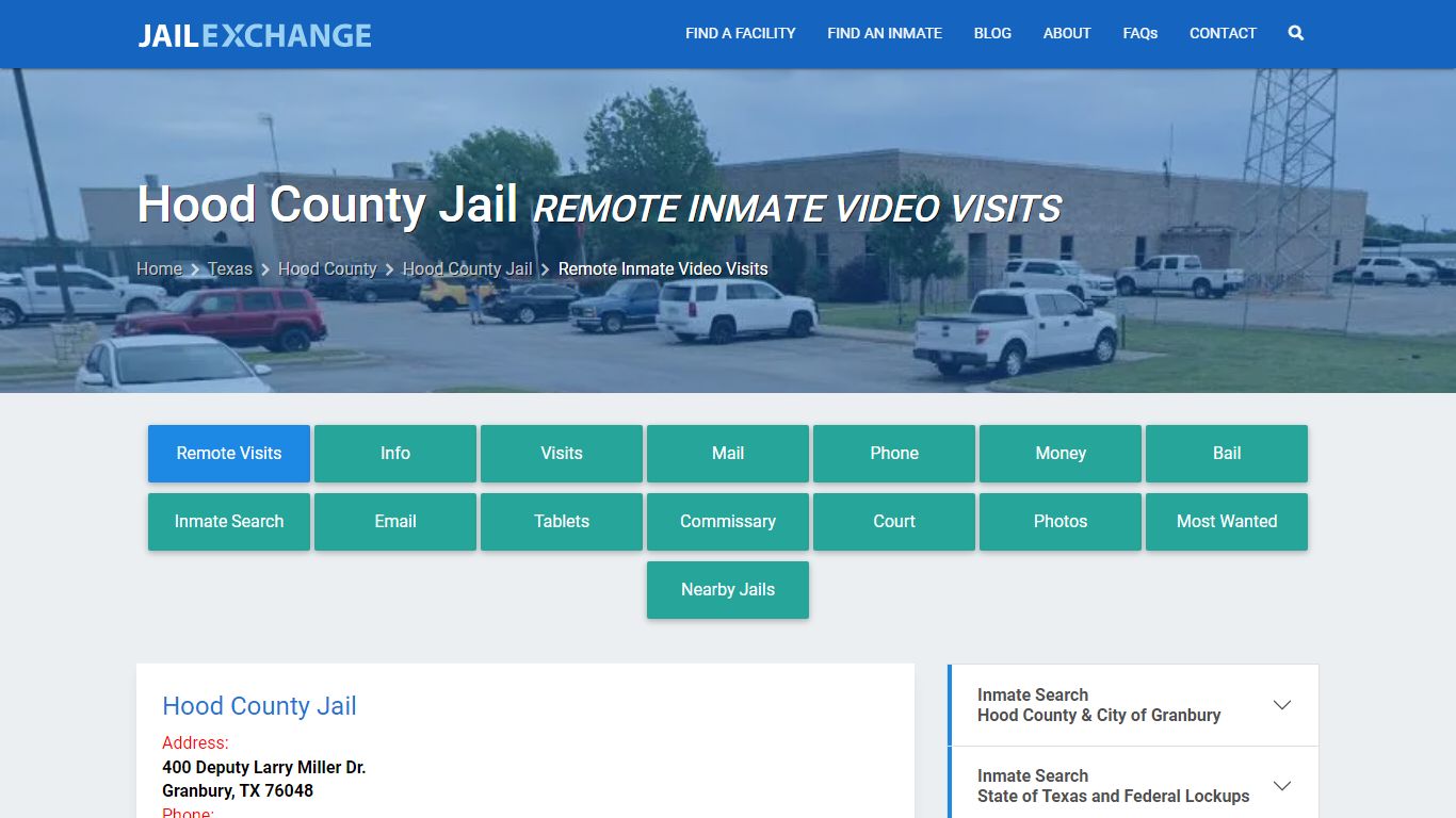 Video Visitation - Hood County Jail, TX - Jail Exchange